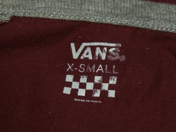 Vans longsleeve damski bluzka koszulkowa sportowa casual XS