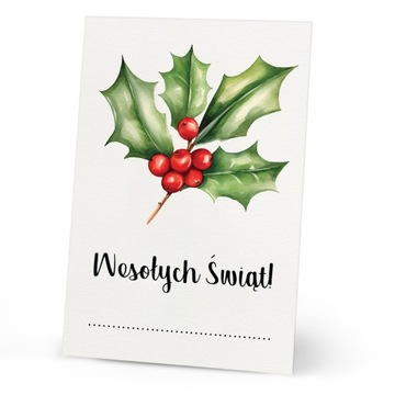 ПОДАРОЧНЫЕ ЭТИКЕТКИ праздники Новогодние бирки (10 шт.)