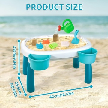 СТОЛ ДЛЯ ПЕСОЧНИЦЫ С ВОДНОЙ СТОЛИКОЙ ДЛЯ ПЕСКА И ВОДЫ АКСЕССУАРЫ MATADI