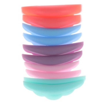 5 Pairs Colorful Silicone Eyelash Perm Pad Recycli