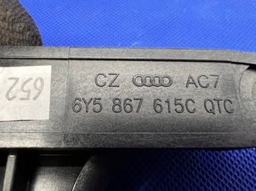 AUDI A3 A4 A5 A6 A8 DRŽÁK NA TAŠKY + ŠROUBY 6Y5867615C 45