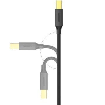 Кабель принтера Ugreen USB/USB типа B, шнур длиной 5 м.