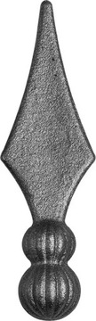grot stalowy kuty 073 (160x50 mm, fi 30 mm)