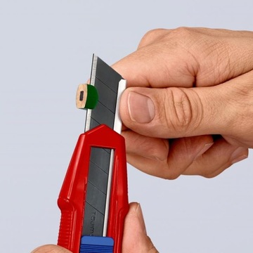 KNIPEX 90 10 165 BK Нож с лезвием CutiX 18 мм