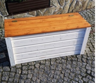ДЕРЕВЯННЫЙ САДОВЫЙ СУНДУК 150/40/48