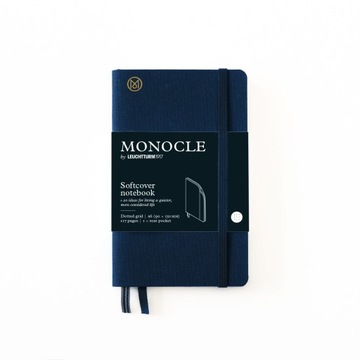 Notatnik Monocle by Leuchtturm1917 Pocket A6, Miękka Oprawa, Kropki, Granat
