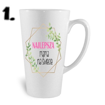 KUBEK LATTE DZIEŃ MAMY PREZENT RÓŻNE WZORY