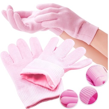 Silcare Rękawiczki nawilżające z żelem z witaminą E wielorazowe gloves