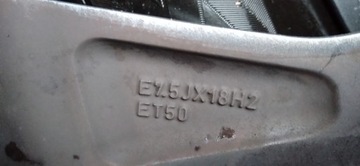 FORD KUGA MK3 ESPACE 18" KOMPLET KOL KOLA 225/60R18 LETNÍ JAKO NOVÉ
