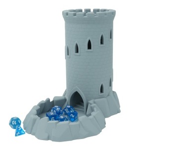 Замок в скалах, башня для игральных костей - Башня для игральных костей, светло-серая