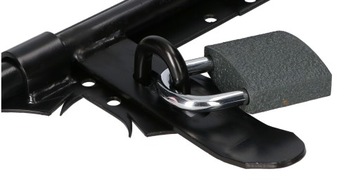 ЗАЩЕЛКА ДЛЯ ГАРАЖНОЙ ДВЕРИ 270 ММ С НАВЕСНЫМ ЗАМКОМ