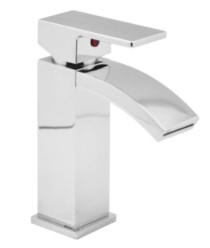 Bateria umywalkowa Cascata w kolorze chromu