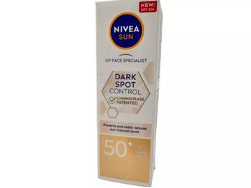 NIVEA SUN KREM LUMINOUS DARK SPOT OCHRONNY SPF 50+