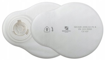 Filtr pochłaniacz SECURAprzeciwpyłowy 2000.02 P3 R