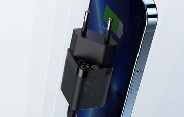 БЛОК ПИТАНИЯ BASEUS МОЩНОЕ УНИВЕРСАЛЬНОЕ ЗАРЯДНОЕ УСТРОЙСТВО USB-C PD QC 4.0 + 30 Вт