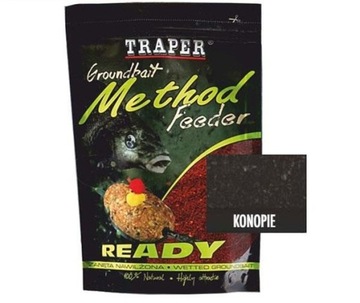 Zanęta gotowa Traper Ready Method Feeder 750 g Konopie