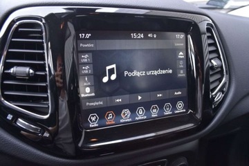 Jeep Compass II SUV Facelifting 1.3 GSE T4 150KM 2021 Jeep Compass SalonPL 150KM Automat DDCT LimitedKameraPakiet ZimaKameraVAT23, zdjęcie 20