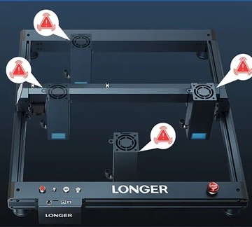 Grawer/wycinarka laserowa LONGER Laser B1 36W+Pump