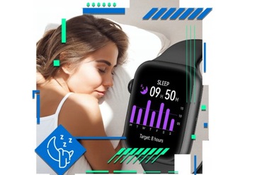 SMARTWATCH ПОЛЬСКОЕ МЕНЮ ИДЕАЛЬНО ДЛЯ ФУНКЦИОНАЛЬНОГО БЕГА ЖЕНСКИЕ МУЖСКИЕ ЧЕРНЫЕ