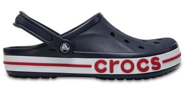 CROCS BAYABAND Klapki damskie NAVY/PEPPER granatowe antybakteryjne 37,5