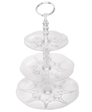 Трехуровневая подставка для тортов и фруктовых тортов