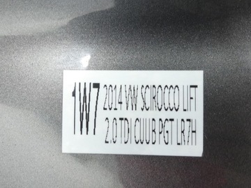 KPL NÁRAZNÍK ZADNÍ VW SCIROCCO FACELIFT R-LINE LR7H