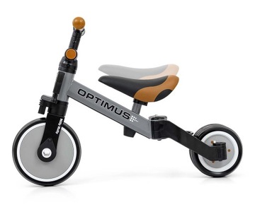 Велосипед Milly Mally 3в1 Optimus Grey