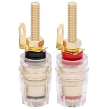 Gniazdo głośnikowe bananowe 43mm M4 Nakamichi 2szt