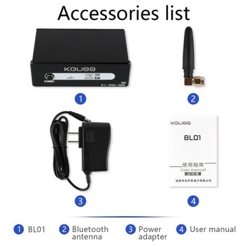 KGUSS BL01 Bluetooth-аудиоприемник