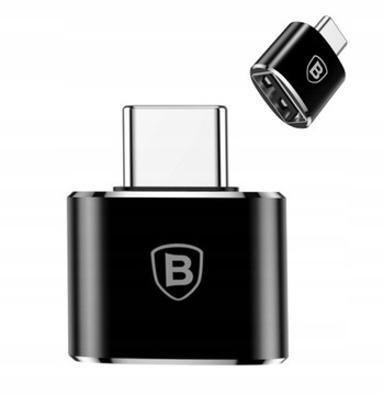 Baseus Adapter przejściówka OTG USB-A do USB-C