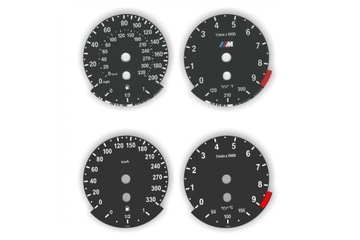 BMW E90 E92 E93 M NÁHRADA KOTOUČŮ PŘÍSTROJOVÁ DESKA Z MPH