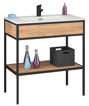 Szafka z umywalkę ceramiczną MODUS 80 cm LOFT