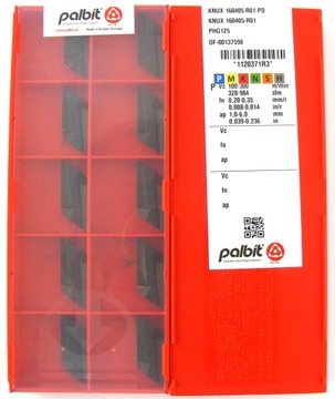 Płytki wieloostrzowe KNUX 160405-R01-PD PHG125