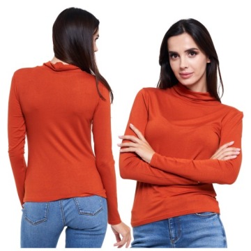 BLUZKA GOLF DAMSKI DŁUGI RĘKAW KOBIECY MORAJ R.XL
