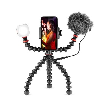 Мобильный комплект для видеоблогов Joby GorillaPod — подставка для микрофона и освещение