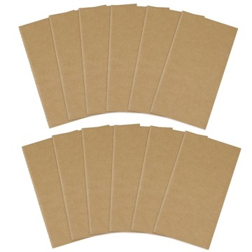 12Pcs Notebook Kraft Journal Notebooks Unlined