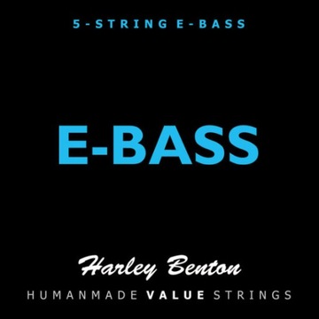 Struny do gitary basowej 5 strun 45-130 Valuestrings Long Scale Harley Bent
