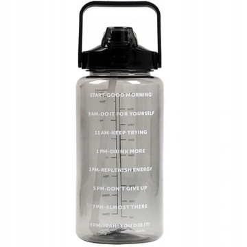 Bidon clear water bottle 2000 ml bezbarwny