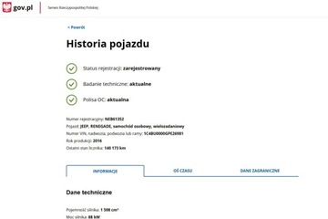 Jeep Renegade SUV 1.6 MultiJet 120KM 2016 Jeep Renegade Salon Polska Zarejestrowany, zdjęcie 1