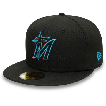 Czapka z daszkiem NEW ERA męska MIAMI MARLINS fullcap WYSYŁKA W KARTONIE