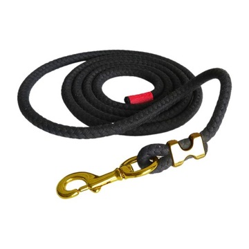 Horse Lead Rope Braided Horse Rope Cord Cotton Horse Leading 2.5m Black