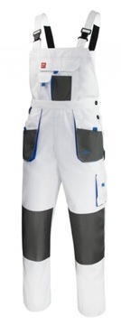 SPODNIE ROBOCZE OGRODNICZKI classic white białe 54