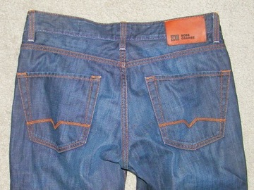 HUGO BOSS - BOSS ORANGE - SPODNIE JEANSY - rozm 33/34 - ZNAKOMITE !!!