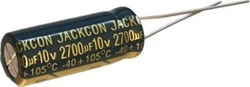 KONDENSATOR ELEKTROLITYCZNY 2700uF 10V JACKCON