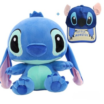 DUŻA MIĘCIUTKA MASKOTKA LILO I STITCH 80CM+ BRELOK 3D
