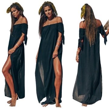 ДЛИННАЯ ПЛЯЖНАЯ ТУНИКА, МАКСИ-ПЛАТЬЕ AIRMAL, ЦВЕТА