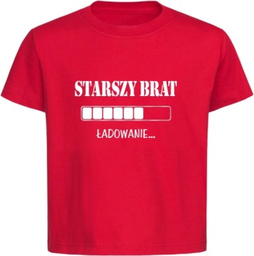 Футболка с надписью - OLD BROTHER, CHARGE, микс цветов р. 128