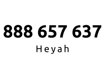 888-657-637 | Starter Heyah (65 76 37) #B