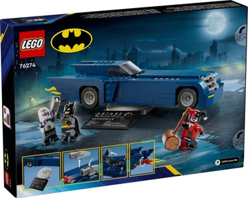 LEGO DC Batman 76274 Batman z batmobilem kontra Harley Quinn i Mr. Freeze