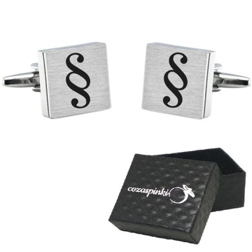 Spinki do mankietów koszuli PARAGRAFY dla prawnika